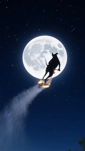 Christmas Flying Dog🎅🐶🎄 #seasonsgreetings #merrychristmas #moondog