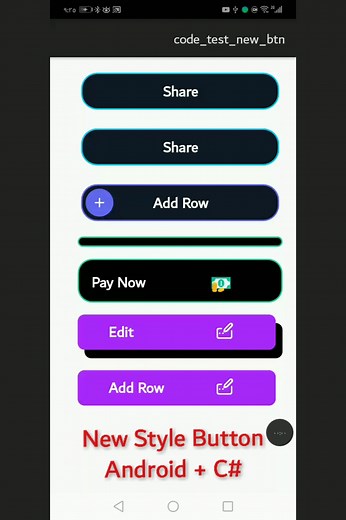 هل تحب استخدام احد الادوات في تطبيقك🤔 New Style Button C# Android | برمجة المحترفين