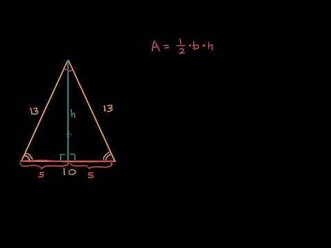 Area of ​​an Isosceles Triangle | Khan Academy