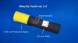Way-Go Torch flashlight uses GPS to guide you in the dark