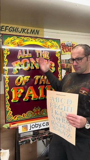 Signwriting Secrets - it all starts with basic lettering