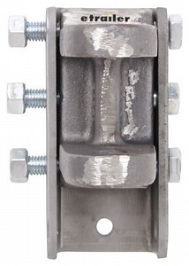 Dexter 2-Tang Clevis w/ 2-Position Adjustable Channel - 1" Pin Hole - 20K Dexter Clevis Hitch T18122