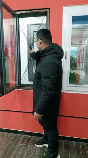 Minimalist window screens, easy to install. High-definition, highly transparent. #qiangning