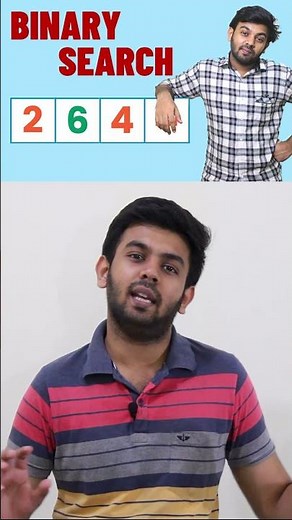 Binary Search Explained | Tamil | #shorts #codeio