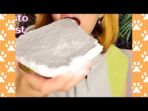 Crumble Chalk eating ASMR
