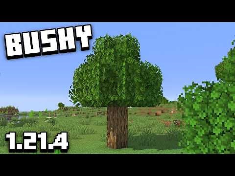 Bushy Leaves Texture Pack 1.21/1.21.4/1.21.1 Download & Install Tutorial