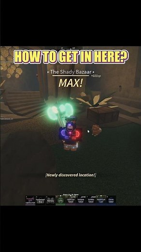 How to access the shady bazaar? #fisch #roblox #johngaming