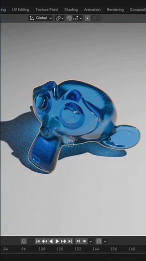 How to make transparent plastic material in Blender