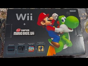 Unboxing a Wii (with gameplay)