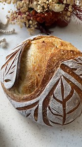 107K views · 1.6K reactions |  Fall Leaves Sourdough  It’s hard...