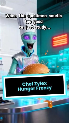 GIVE ME A F***ING CHEESEBURGER! 🛸🍔 #Shorts