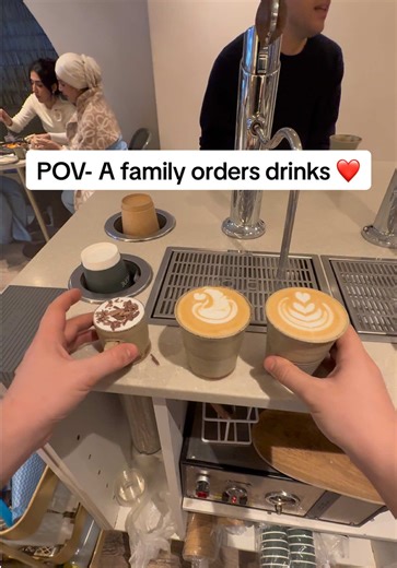 POV: A Family Enjoys Specialty Coffee Together