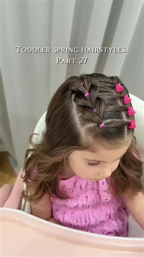 Spring hair 🌷 #toddlerhairtutorial #toddlerhairstyleideas #toddlerhairstyletutorial #toddlerhairideas #toddlerhair