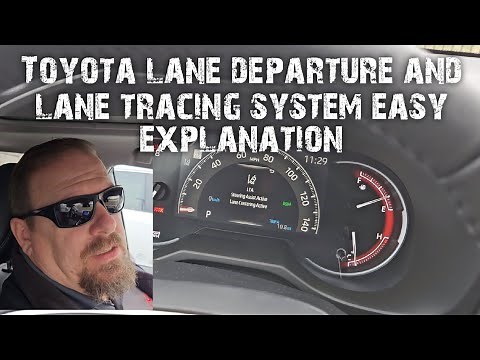 Toyota Lane departure and lane tracing explanation. Also lane centering.