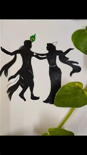 like n subscribe ♥️ Radha krishna art#art #drawing #simple Radha krishna