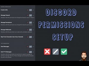 Discord Channel & Category Permissions | How to do it right!