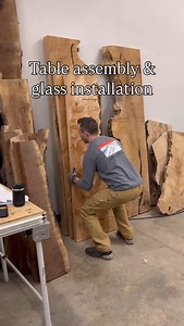 Table assembly and a glimpse into how I install the glass in my tables! Interested in a table like this that’s tailored to your needs and specifications? Let’s start a custom order! Visit WaywardGrain.com and fill out the order form and I’ll be in touch. | Wayward Grain