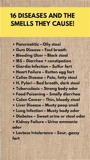 16 Body Odors That Could Signal Hidden Health Problems #healthyhabits #functionalhealth #puremind