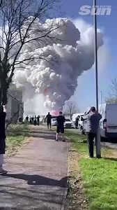 Scots battery plant EXPLODES for second time as fire crews tackle huge blaze | The Scottish Sun