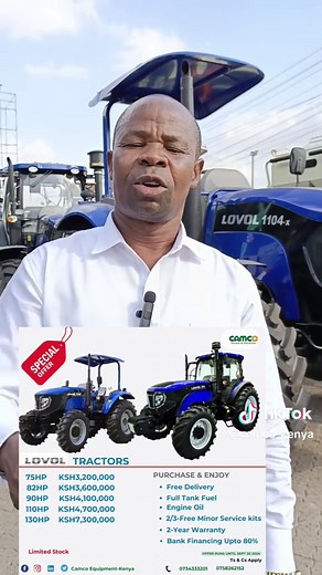 Special Offer on Lovol Tractors 75-130HP | Limited Stock Available
