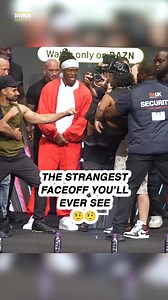 Amadeusz Ferrari and Rahim Pardesi had one of the most bizarre faceoffs you'll ever see at the #XSeries weigh-ins 🤨 | MMA Fighting