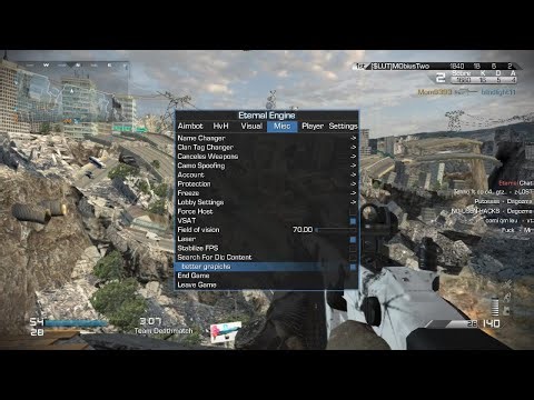 COD ghost PS3 - Eternal mod menu Dex/Hen/Cex jailbreak 2024