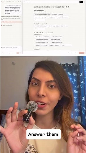 Create PPTs with AI in just 5 minutes #claude #claudedesign #chatgpt #aitools #collegestudent #gamma