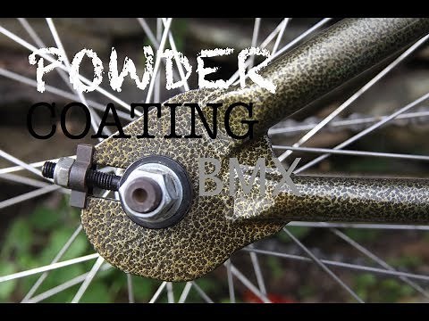 POWDER COATING A BMX BIKE!
