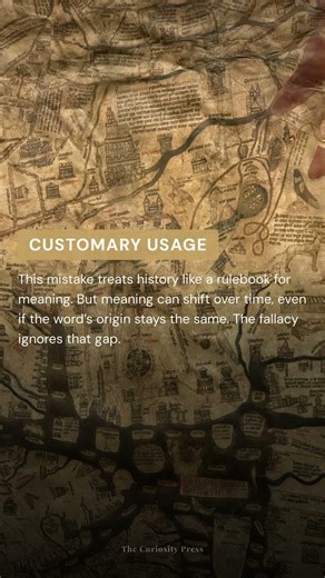 The Word-Trap Called Etymological Fallacy #Shorts