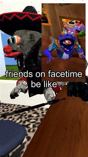 Friends on facetime be like #animalcompany #vr #funny