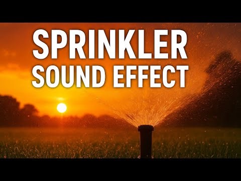 Sprinkler Water Spraying Sound Effect