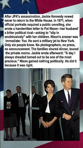 Nixon's Secret Visit for Jackie Kennedy