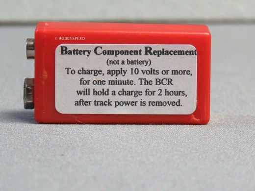 MTH BCR BATTERY COMPONENT REPLACEMENT FOR PS1 PS2 ENGINES 9 VOLT CELL BCR-9V
