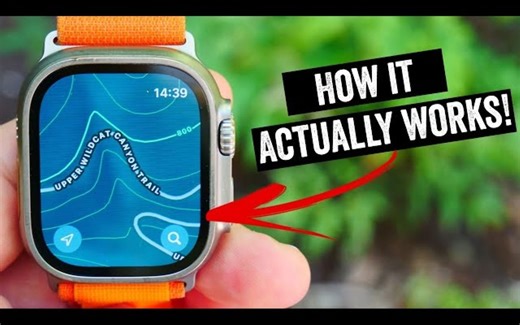 苹果 Apple WatchOS 10——地形地图功能上手体验！