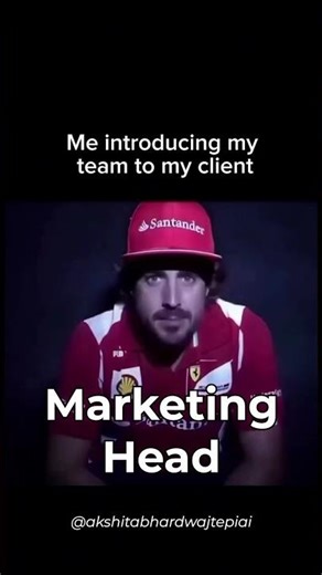 Me introducing my "Team" to the client... 🤡