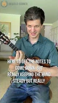 Taking a hammer to your uke?! Ukulele slur technique exercise: Hammer-ons