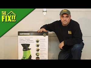 Earthwise 15 Amp Chipper Shredder Unboxing, Assembling and Review | The Fixit Shed