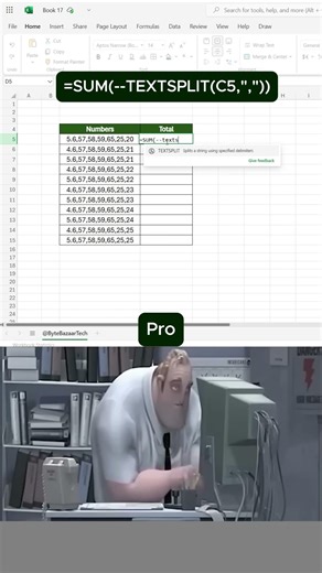 SUM Formula in Excel 😱 Add Numbers in Seconds! #Excel #ExcelTips #ExcelFormula #SUMFormula