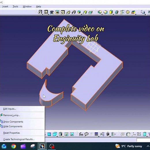 CATIA V5 Remove Lump 🔥 Clean Solid Bodies in 30 Seconds #catiav5 #cadsoftware #enginuitylab