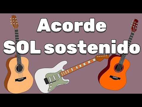 Acorde Sol sostenido mayor 🎸 Sol# 🎸 G# 🎸en guitarra