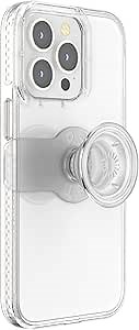 PopSockets iPhone 13 Pro Case with Phone Grip and Slide, Phone Case for iPhone 13 Pro - Clear