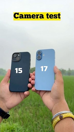 iPhone 15 vs iphone 17 camera test