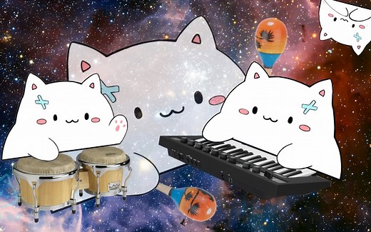 【洗脑循环】猫猫邦戈鼓 | BONGO CAT MEME / Mario