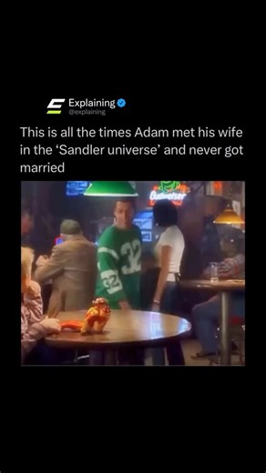 Explaining on Instagram: "Adam Sandler is known for casting familiar faces, and his wife Jackie Sandler is one of them. She has appeared in many of his films over the years, often in small or supporting roles that fans love spotting. Jackie shows up in movies like Grown Ups, Big Daddy, 50 First Dates, Just Go With It, and Hubie Halloween. Sometimes she has a speaking role, sometimes just a brief cameo, but she has become a consistent part of Sandler’s on screen universe. It is not every movie, b