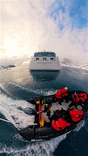 Silversea on Instagram: "Explore high latitudes on an Arctic expedition cruise on board Silver Endeavour — daily Zodiac excursions, glacier viewpoints, and a midnight sun lighting endless discoveries."