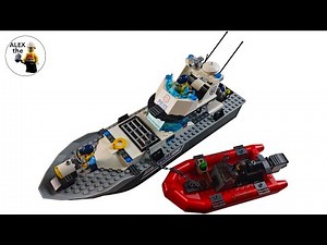 LEGO CITY 60129 speed build and play - Police Patrol Boat