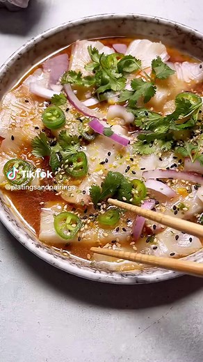 Delicious Hamachi Crudo with Yuzu Dressing