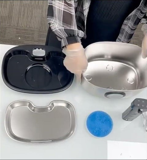 🐾 Smart Stainless Steel Cat Water Fountain #cat #catwaterfountain #catlovers #catlife #catdad #pets