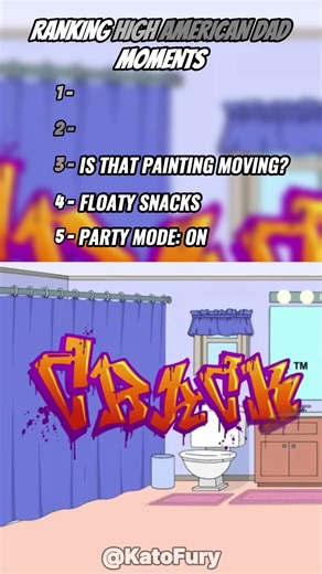 Ranking High Moments in American Dad 😂 #americandad #comedy #shorts