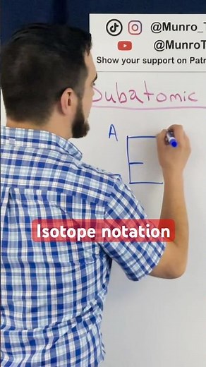 Isotope notation #chemistry #maths #generalchemistry